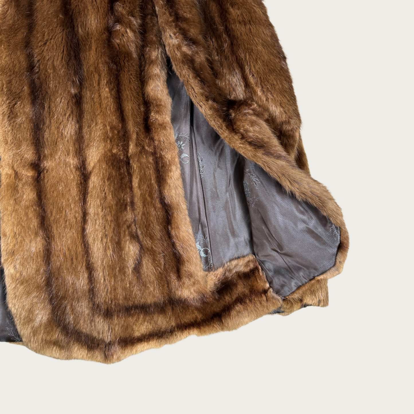 (OS) 60s/70s Genuine Fur Cape