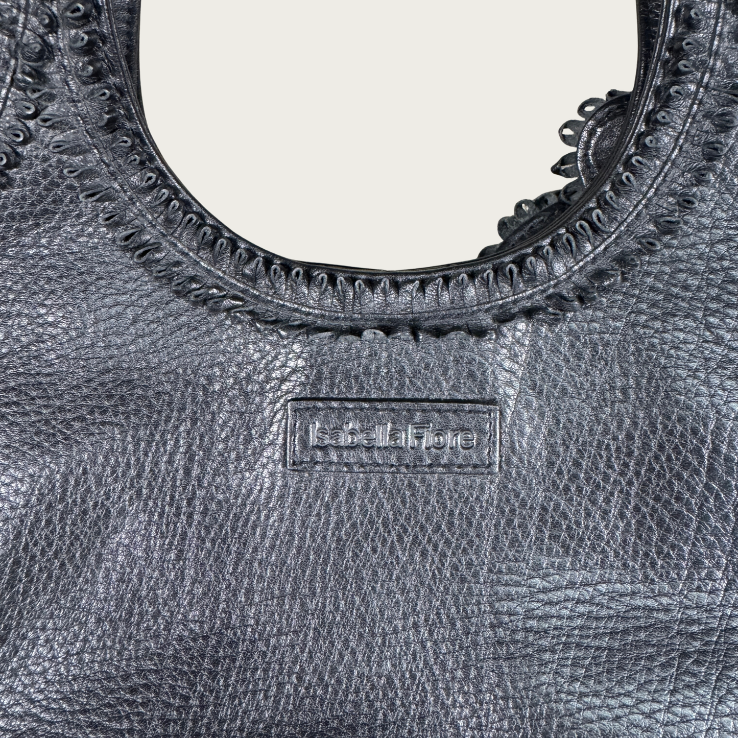 Isabella Fiore 3D Floral Leather Shoulder Bag