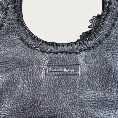 Isabella Fiore 3D Floral Leather Shoulder Bag