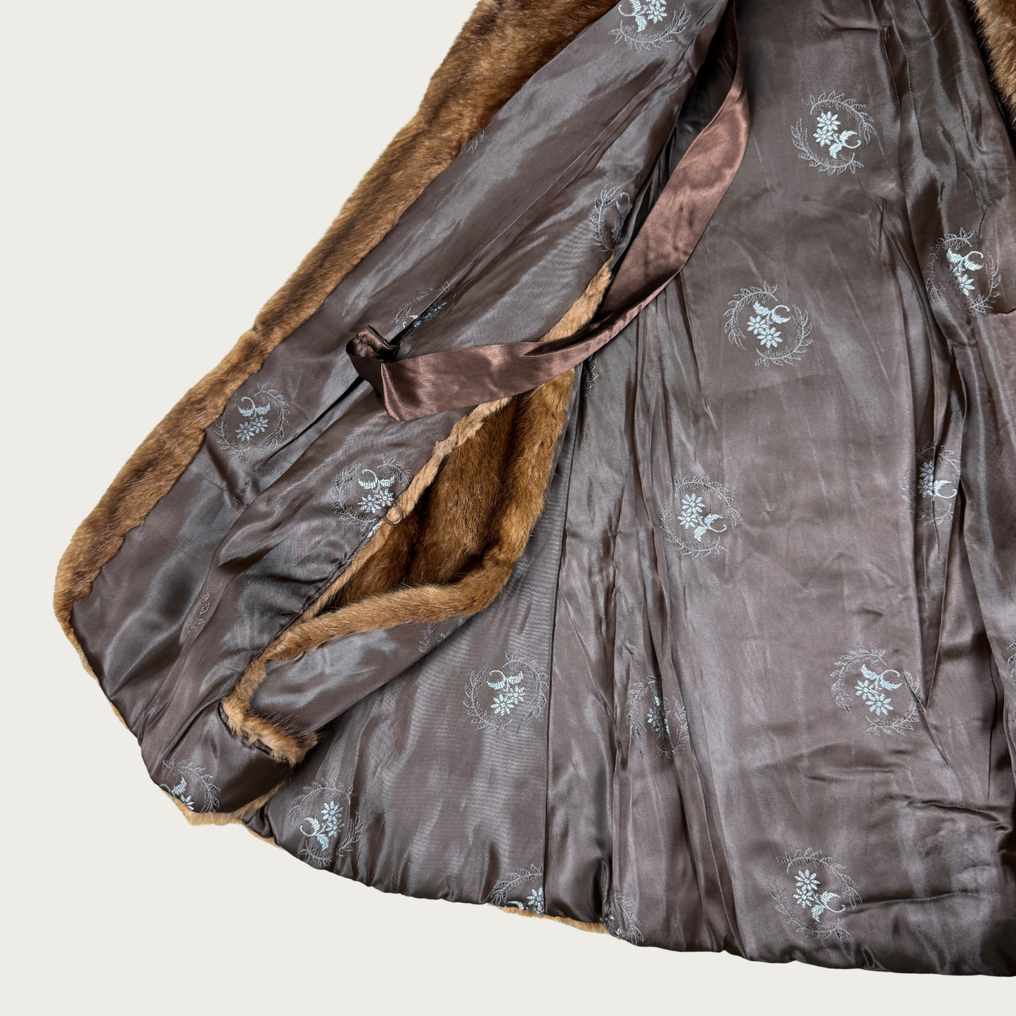 (OS) 60s/70s Genuine Fur Cape