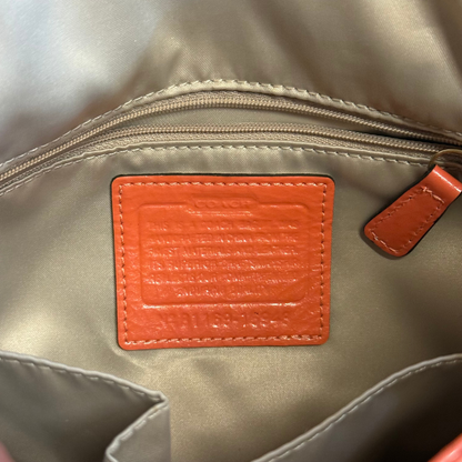 Coach Kristin Patent Leather Coral Shoulder Bag & Wallet