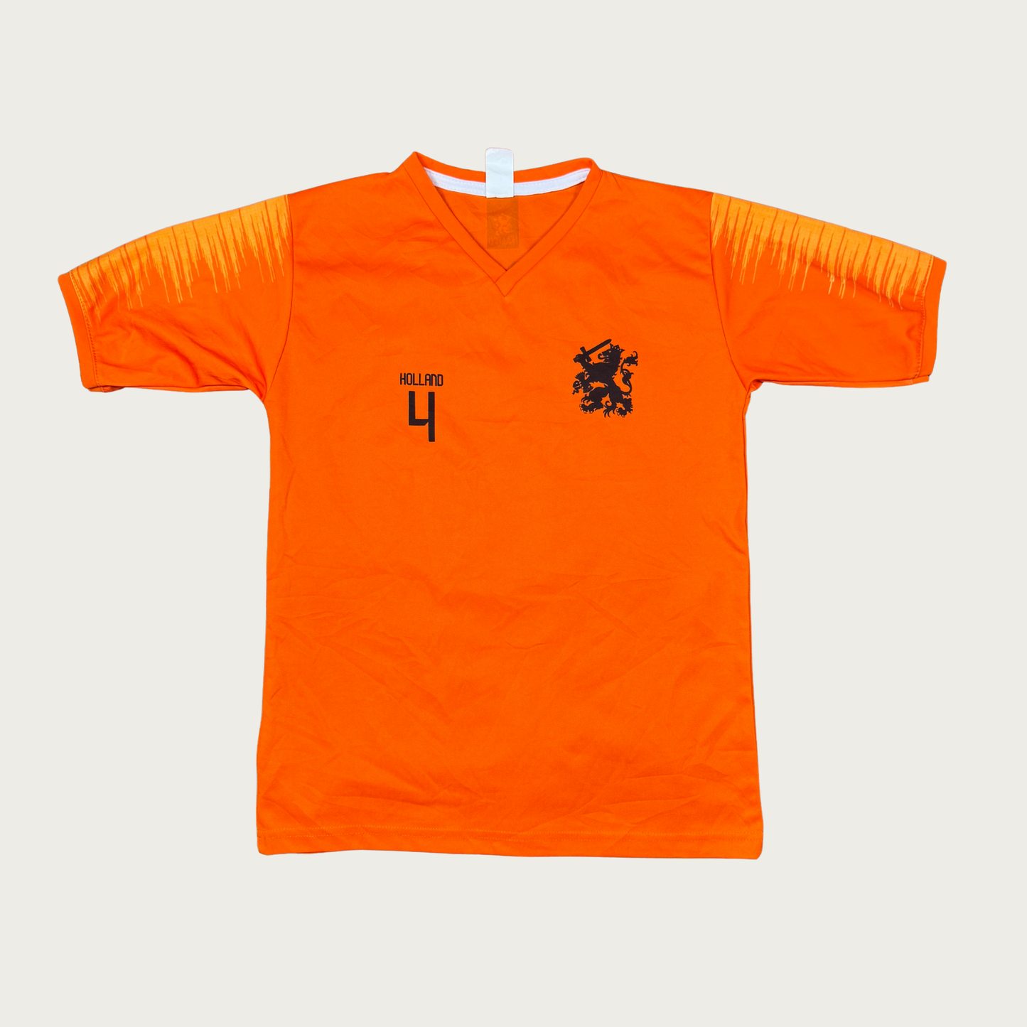 (XS) Netherlands Holland #4 Virgil Youth Jersey