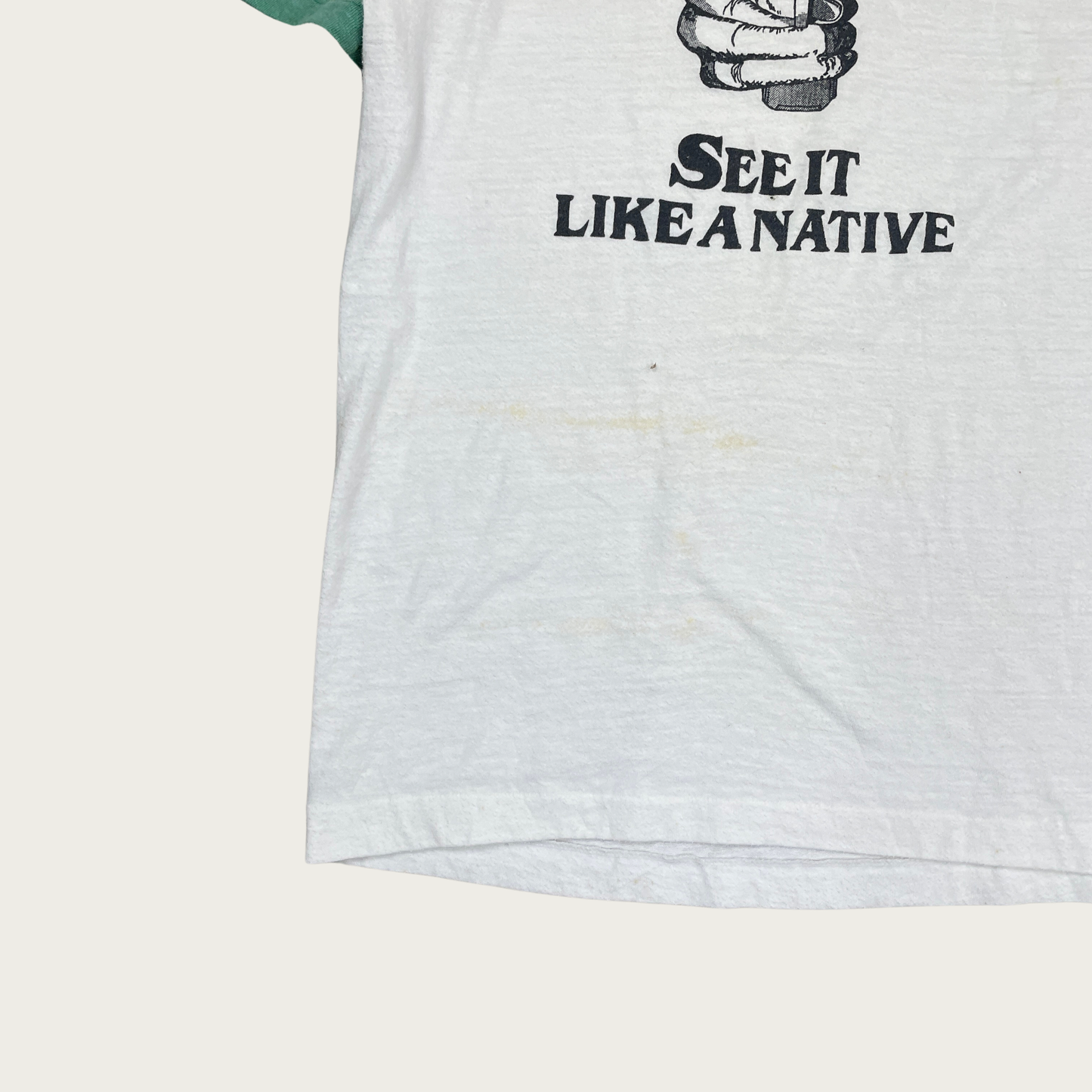 (M) 80s Miami "See It Like A Native" Ringer Tee