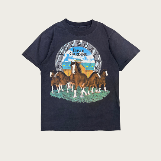(M) 80s/90s Clydesdales Busch Gardens Tee