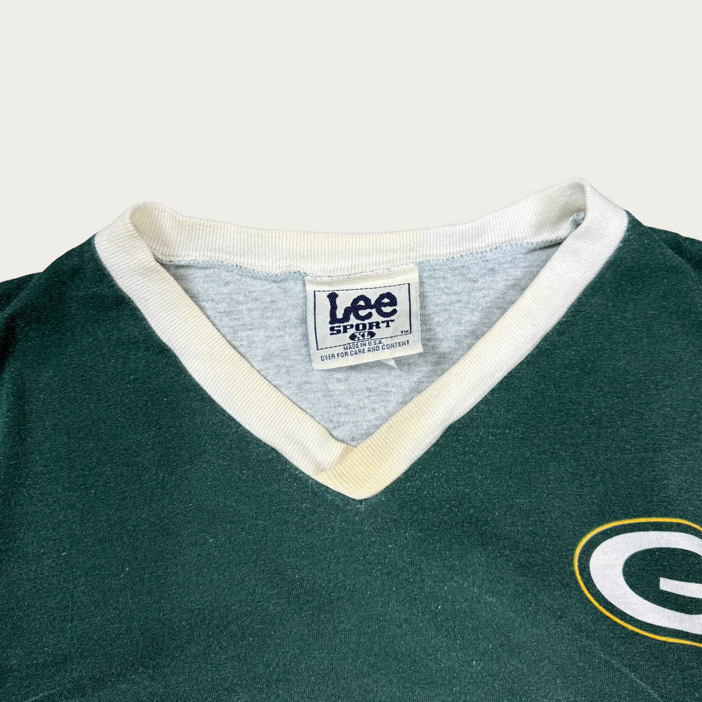 (XL) 90s Green Bay Packers Cotton Jersey Tee