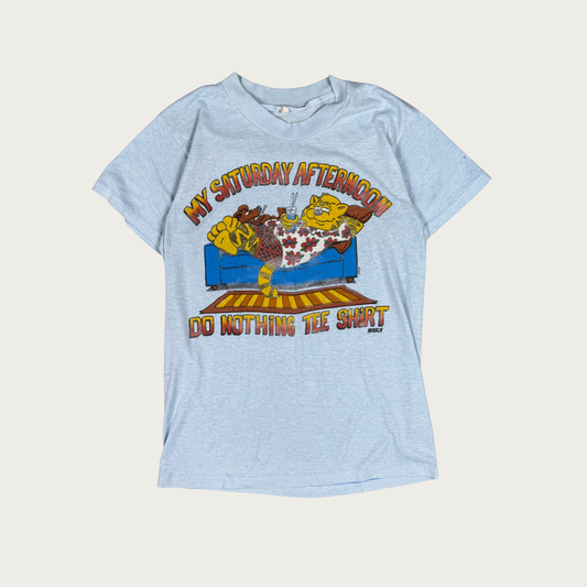 (M) 70s/80s "My Saturday Afternoon Do Nothing Tee Shirt" Tee