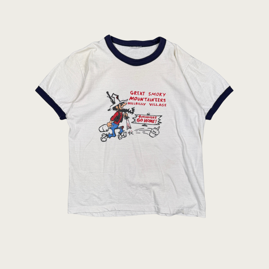 (M) 70s/80s Great Smoky Mountaineers Ringer Tee
