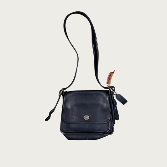 Vintage Coach Navy Rambler's Legacy Bag
