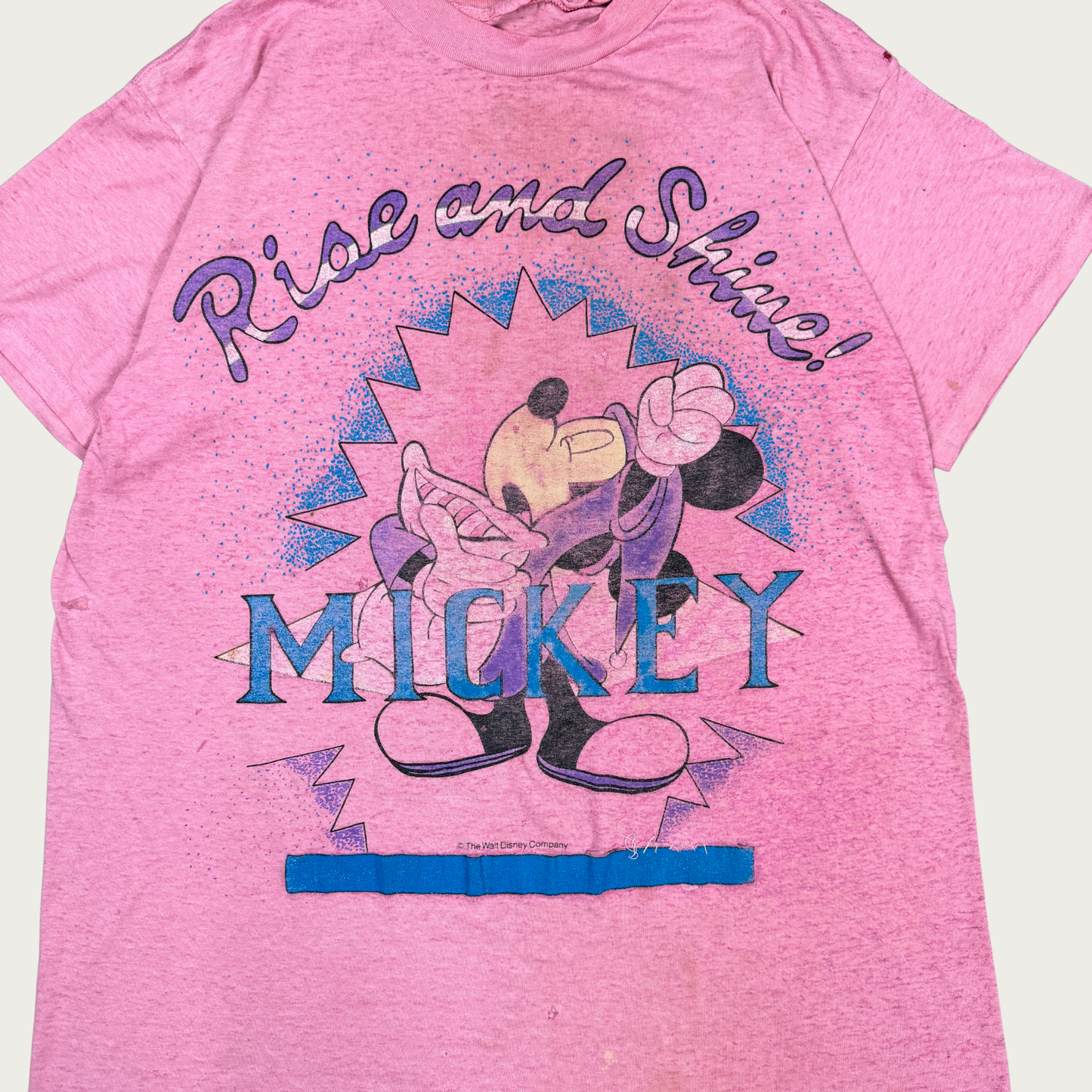 (2XL) 90s Rise and Shine! Mickey Nightgown Tee