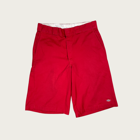 (32") Dickies Red Shorts