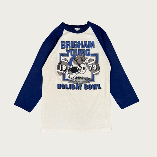(S) 1979 Brigham Young Holiday Bowl Raglan Tee