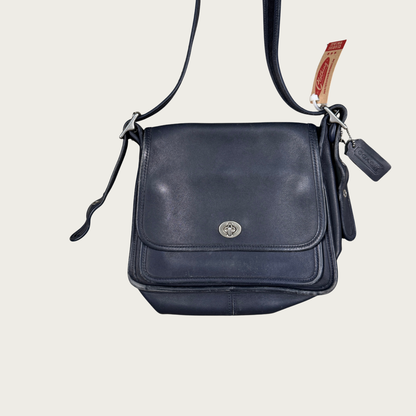 Vintage Coach Navy Rambler's Legacy Bag