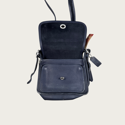 Vintage Coach Navy Rambler's Legacy Bag