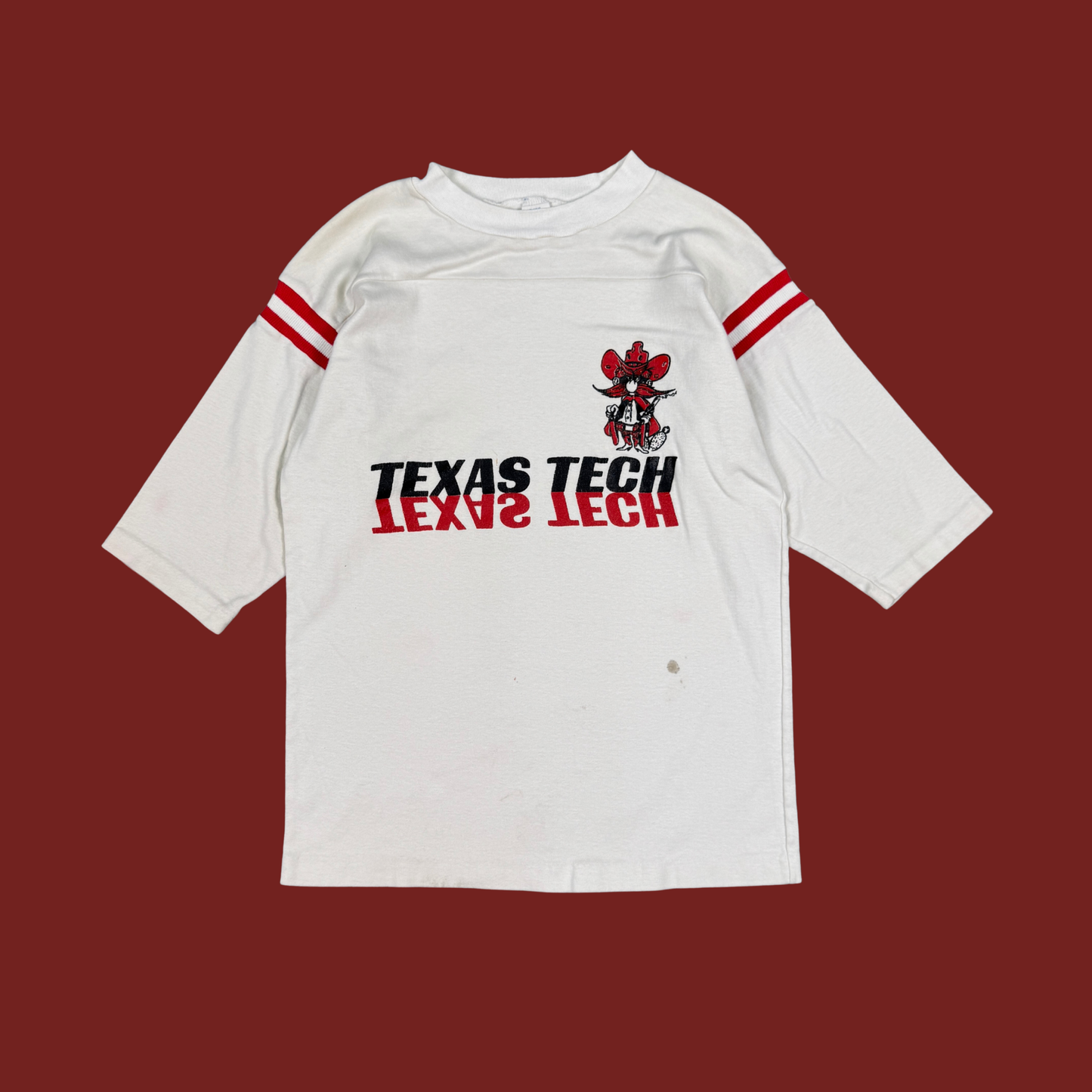 (S) 70s/80s Texas Tech Jersey Tee