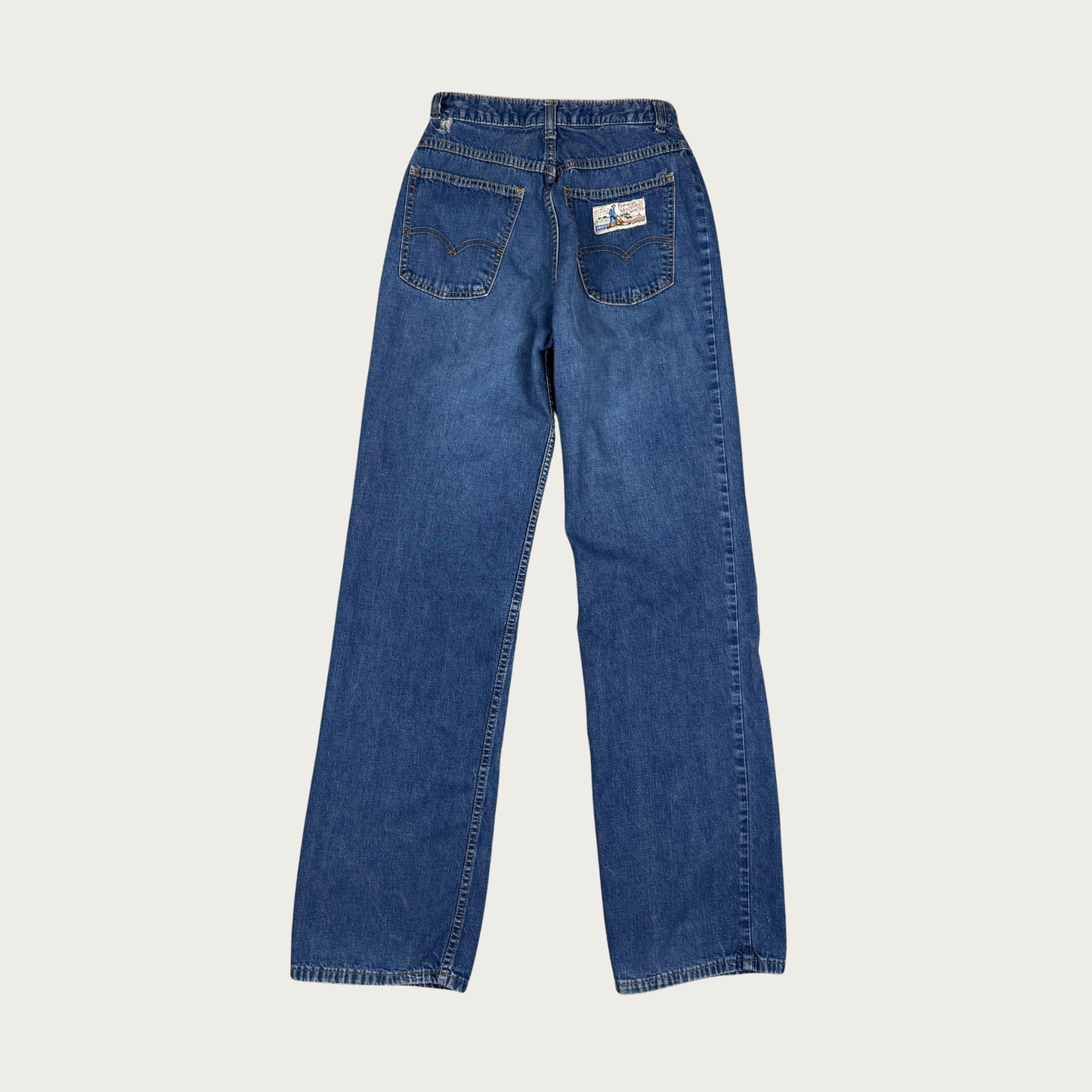 (26") 70s Levi's Plowboy Wide Leg Jeans