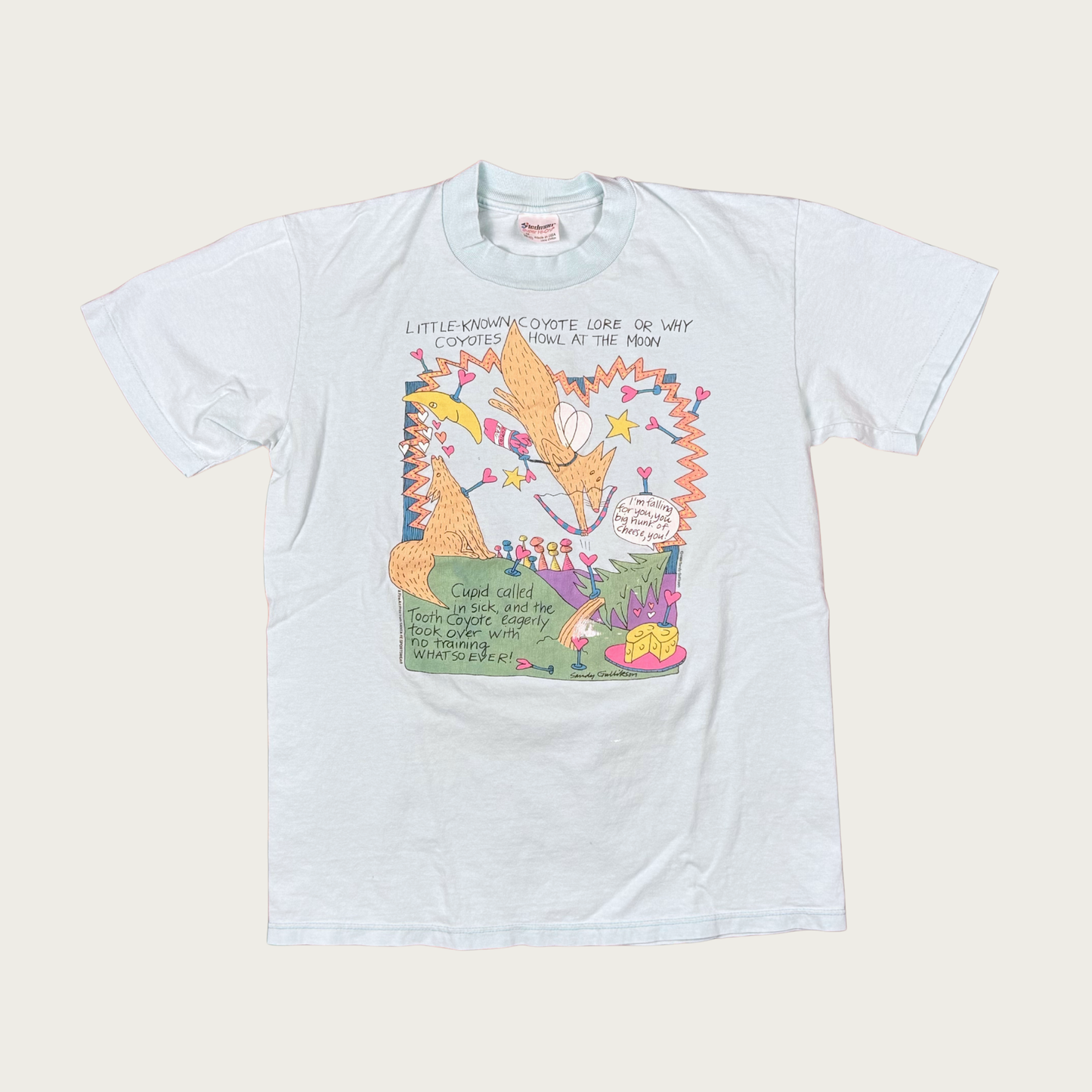 (M) 1988 "Why Coyotes Howl at the Moon" Tee