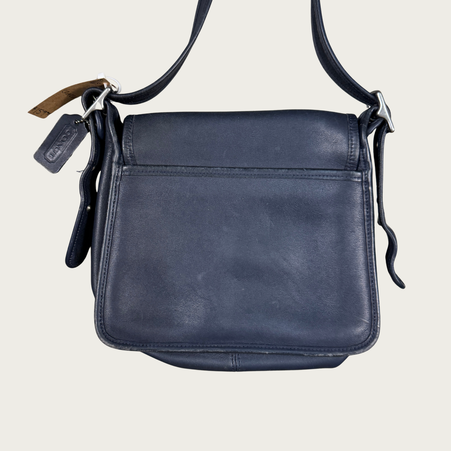 Vintage Coach Navy Rambler's Legacy Bag