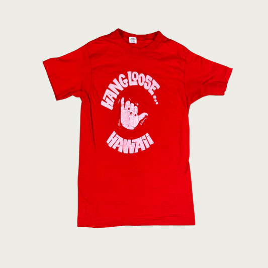 (S) 70s/80s "Hang Loose Hawaii" Tee