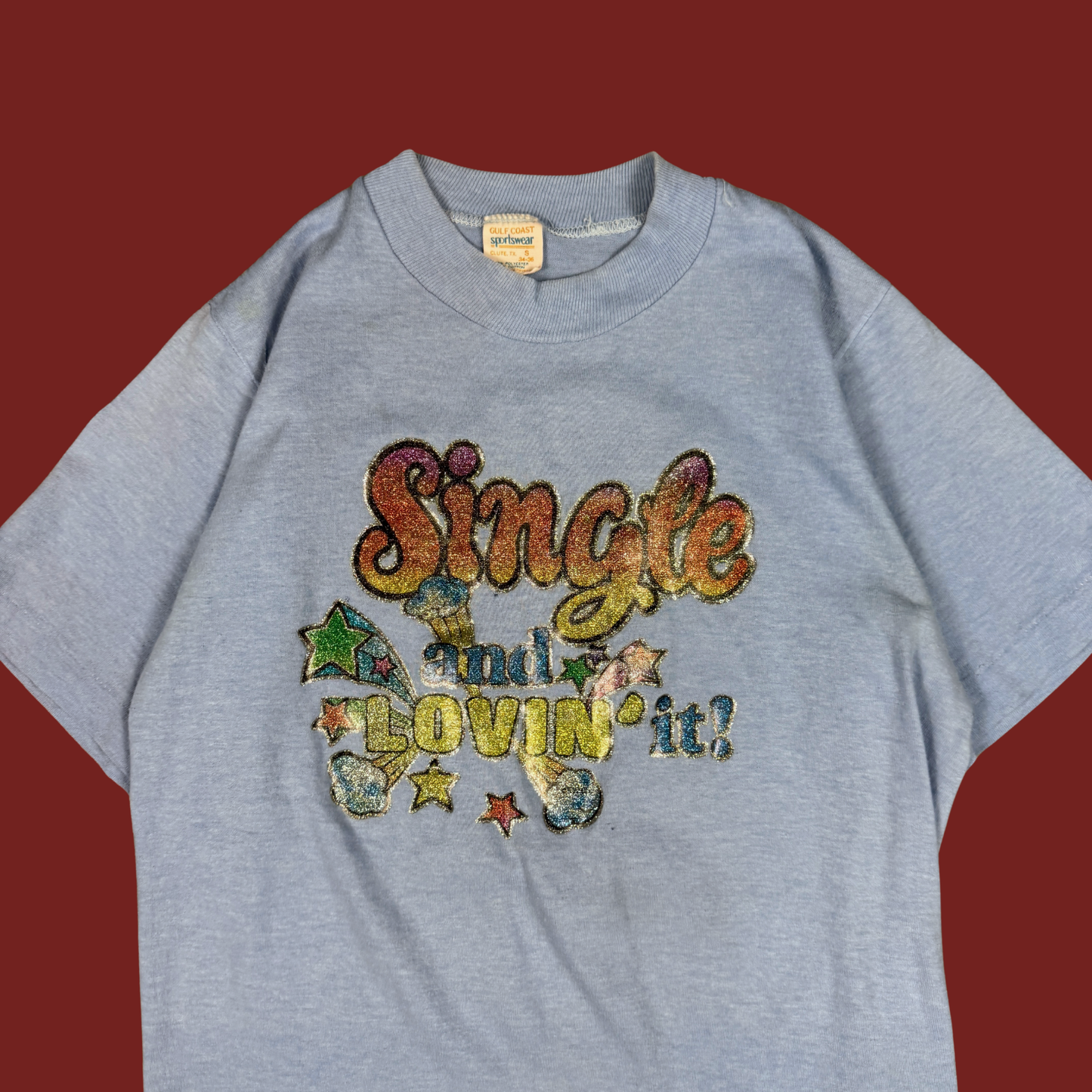 (S) 70s/80s "Single and Lovin' It!" Tee