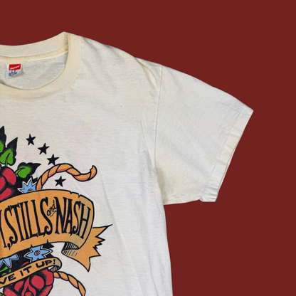 (L) Crosby, Stills & Nash "Live It Up" 1990 World Tour Tee