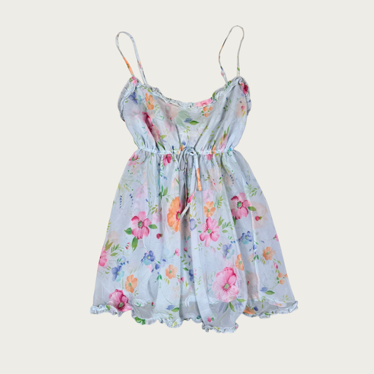 (S) Victoria's Secret Floral Babydoll Slip