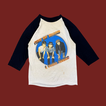 (S) 80s Stevie Ray Vaughan & Double Trouble Raglan Tee
