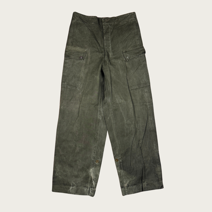 (30"-34") 1950s Dutch Military Field Pants