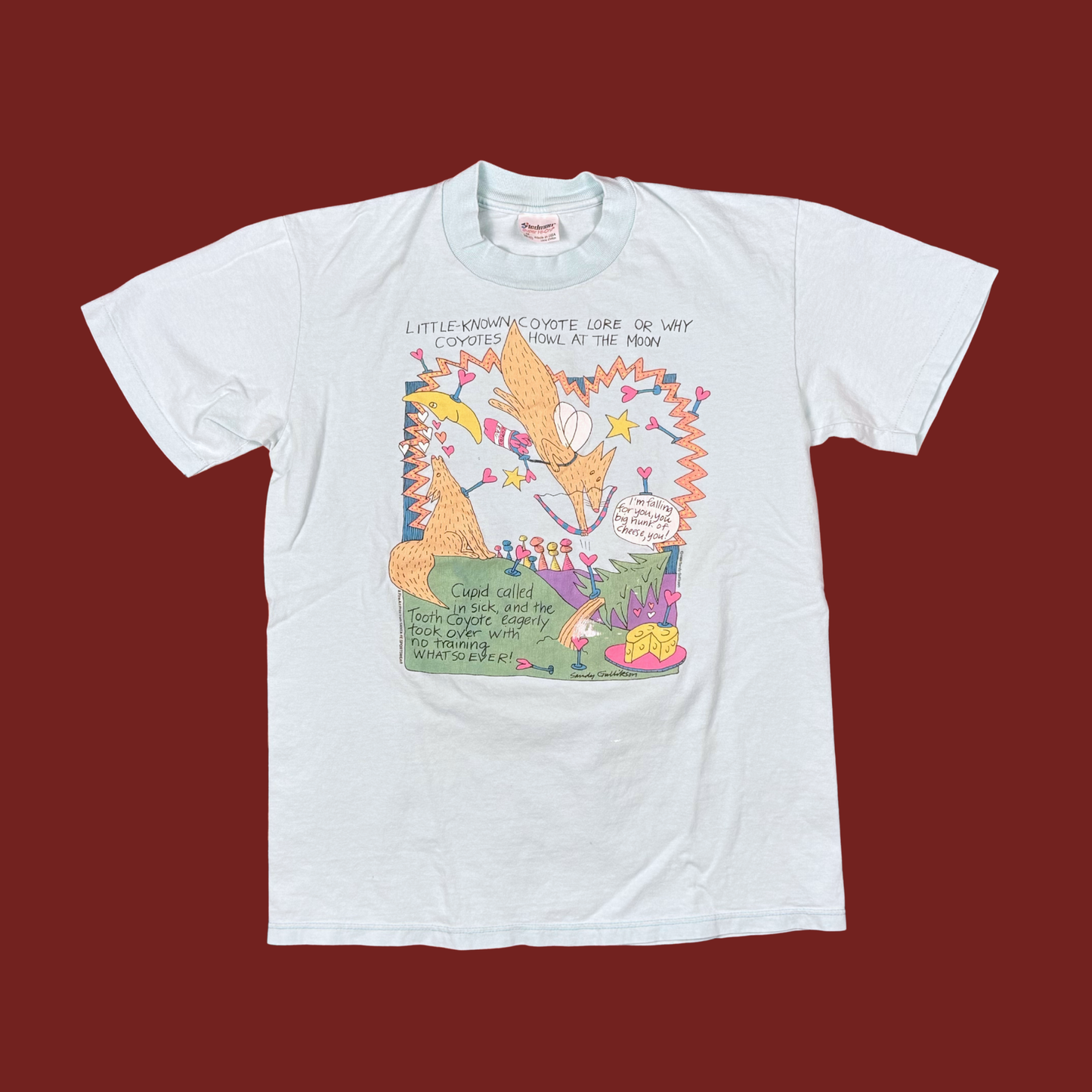 (M) 1988 "Why Coyotes Howl at the Moon" Tee