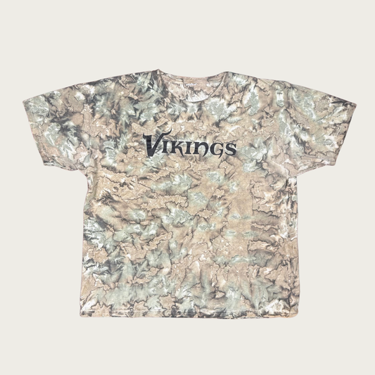 (XXL) Vikings Camo/Tie Dye Tee