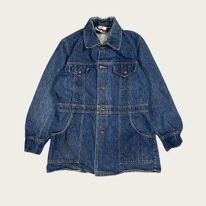 (L) 70s Levi's Orange Tab Longline Denim Jacket