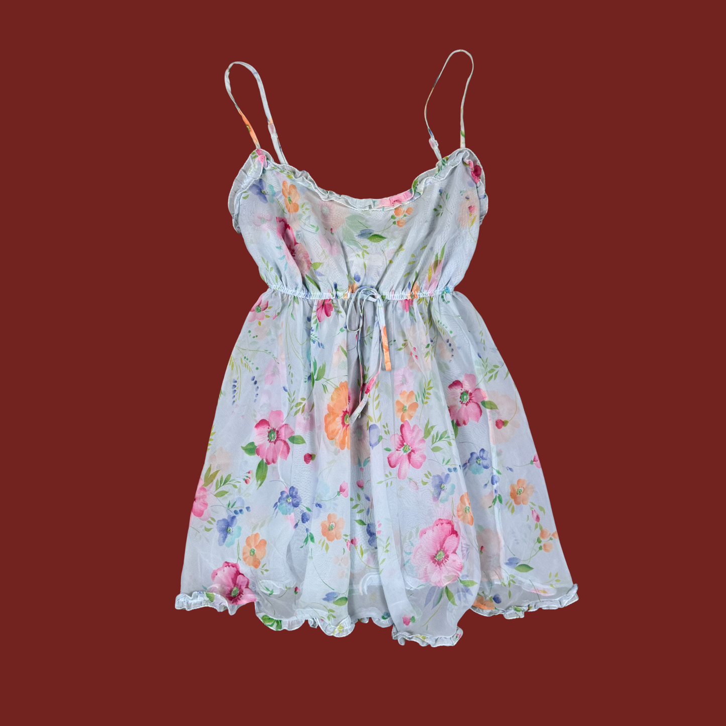 (S) Victoria's Secret Floral Babydoll Slip