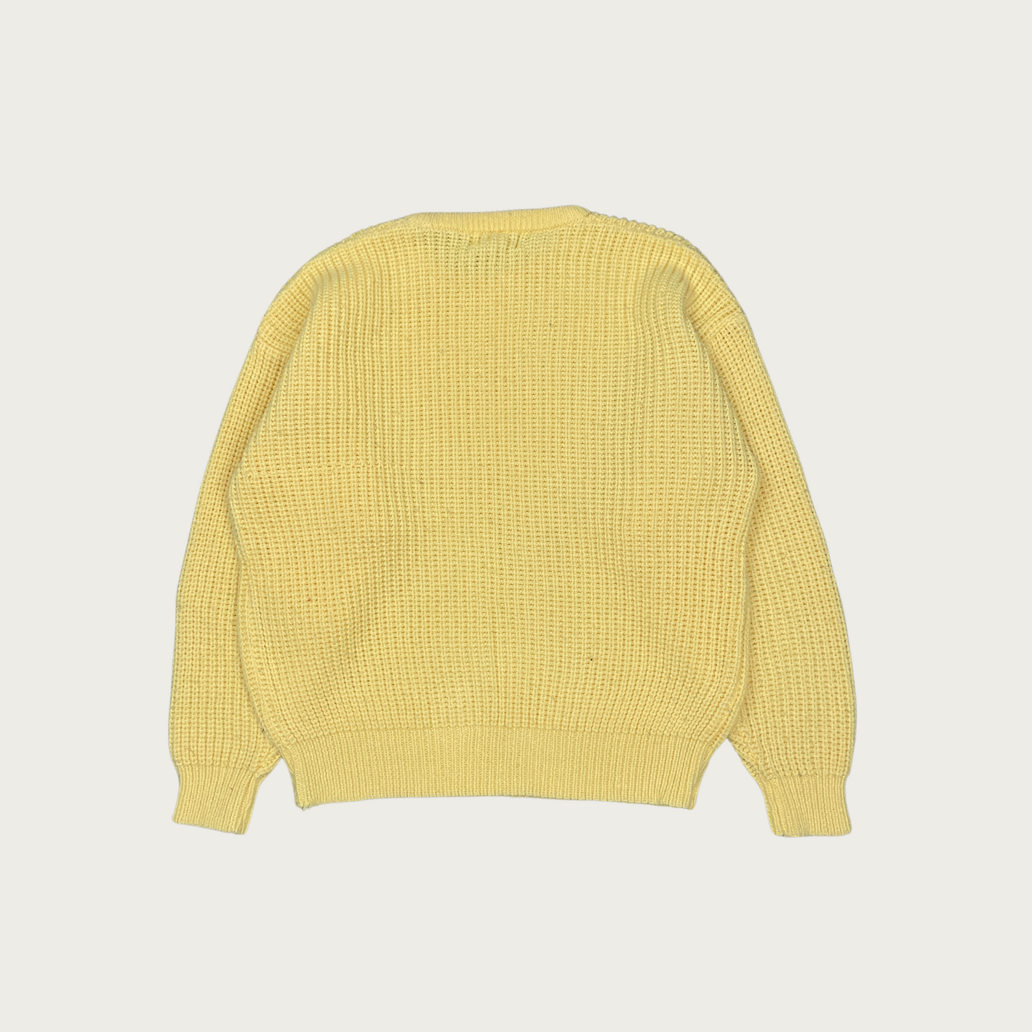 (L) Yellow Crewneck Sweater