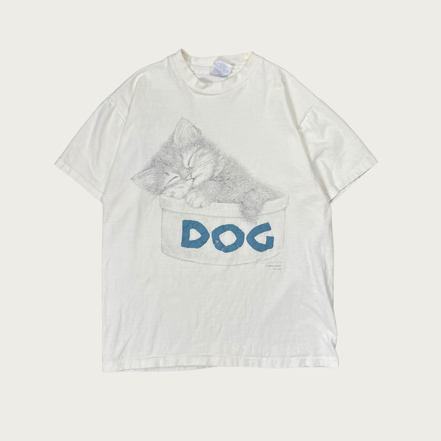 (M) Sleeping Kitten Tee