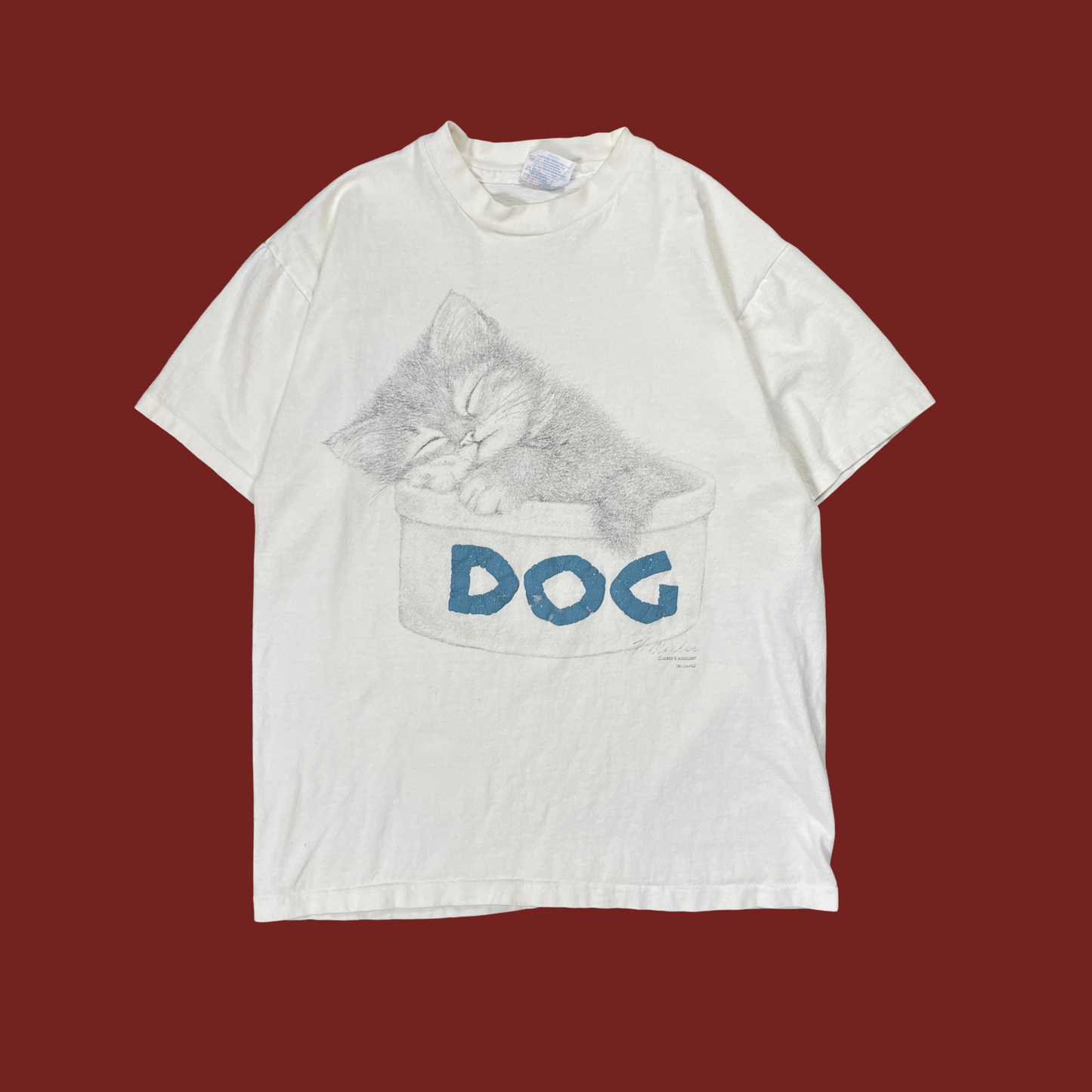 (M) Sleeping Kitten Tee