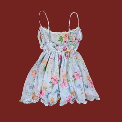 (S) Victoria's Secret Floral Babydoll Slip