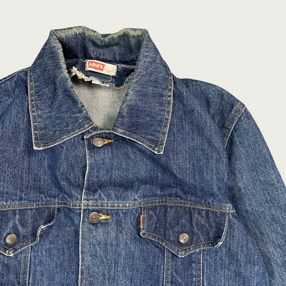 (L) 70s Levi's Orange Tab Longline Denim Jacket