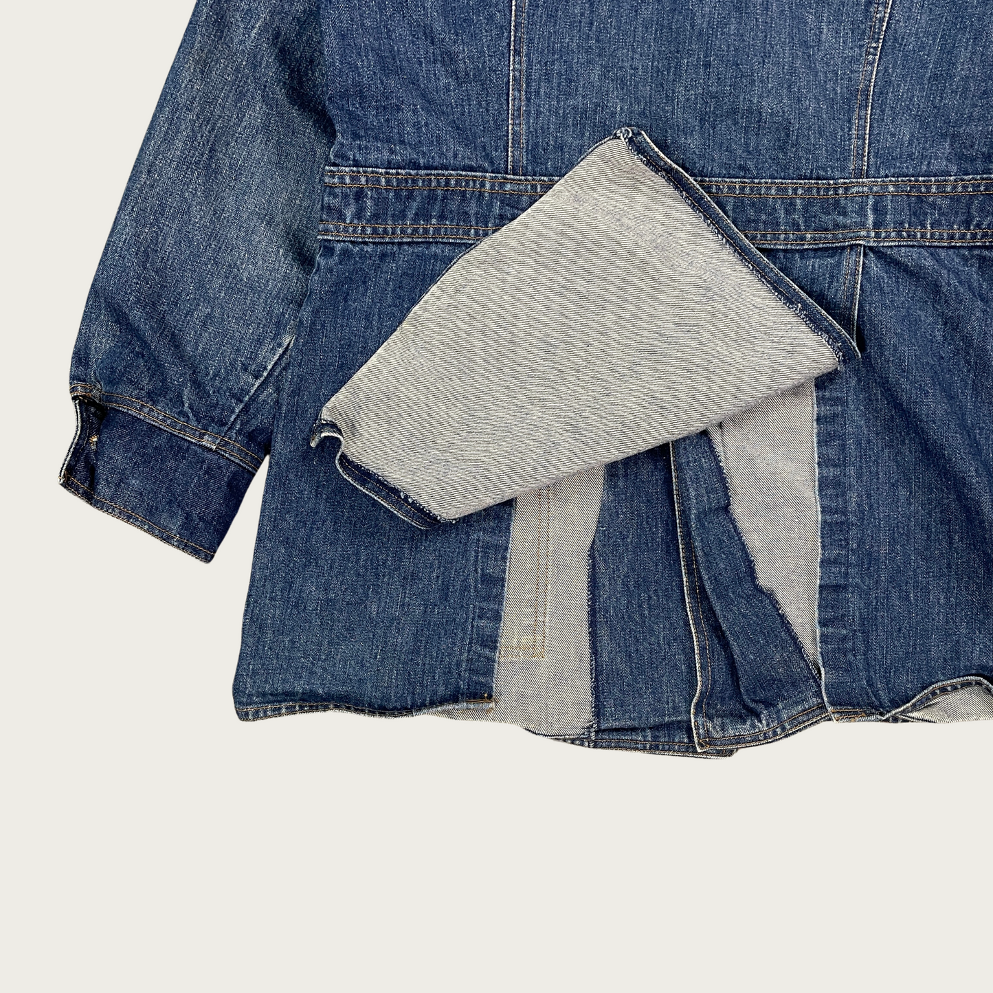 (L) 70s Levi's Orange Tab Longline Denim Jacket
