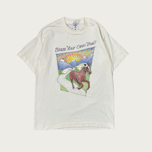 (M) "Blaze Your Own Trail!" Horse Tee