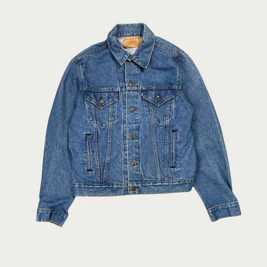 (L) Vintage Levi's Medium Wash Denim Jacket