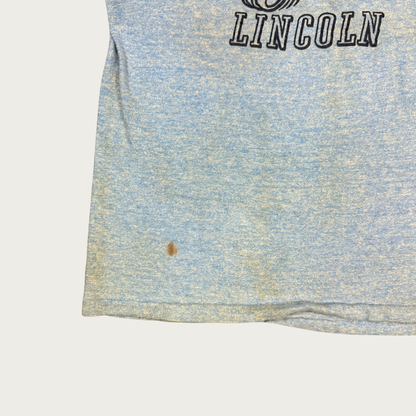 (S/M) 70s "Here Comes Lincoln" Ringer Tee