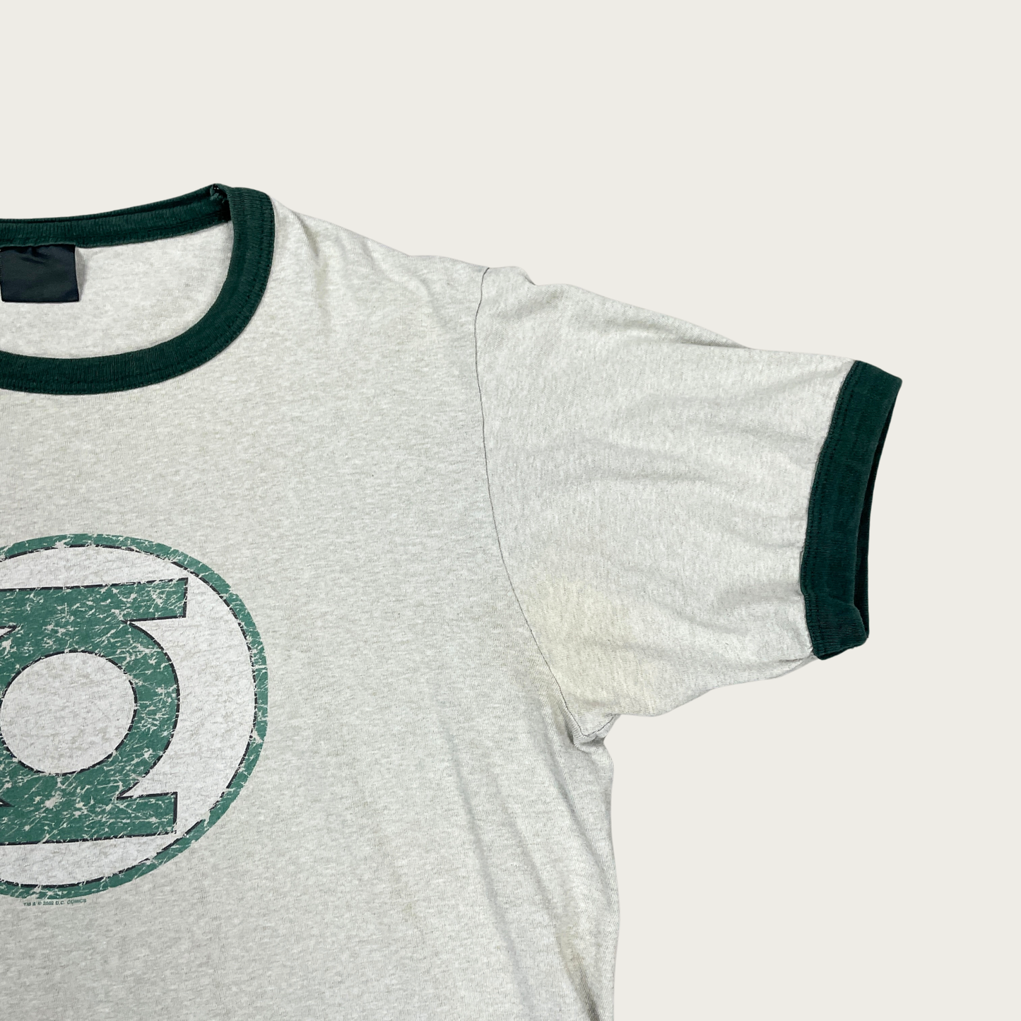 (L) 2002 DC Comics Green Lantern Ringer Tee