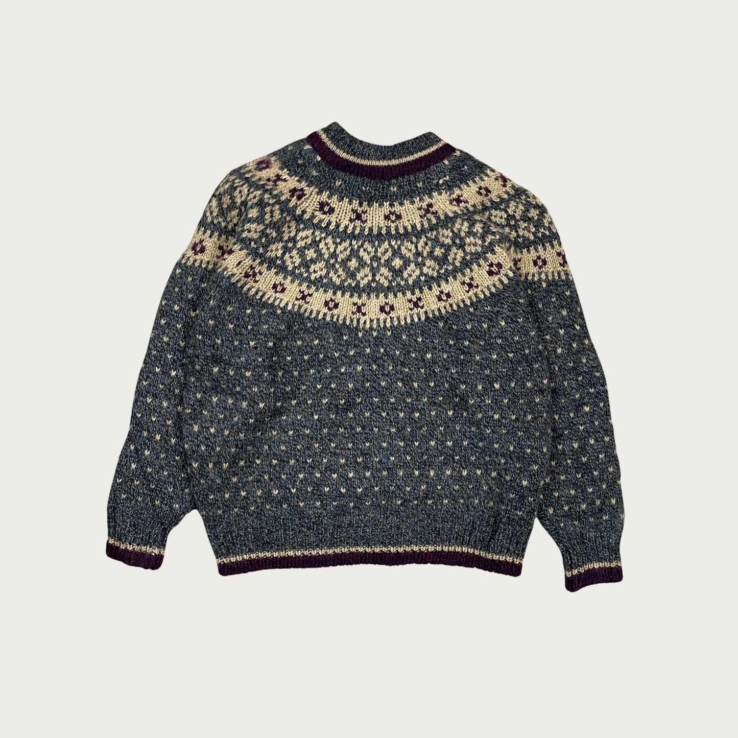 (M) IZOD Wool Fair Isle Sweater