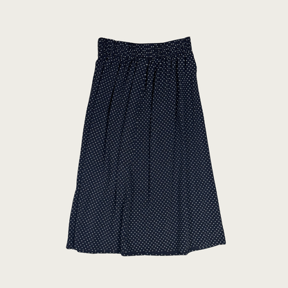 (S) 80s/90s Polka Dot Midi Skirt