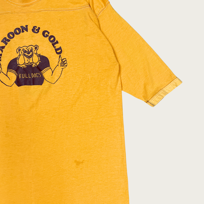 (XL) 70s Bulldogs Mascot Half Sleeve Tee