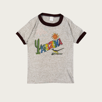 (XS) 70s/80s Arizona Ringer Baby Tee