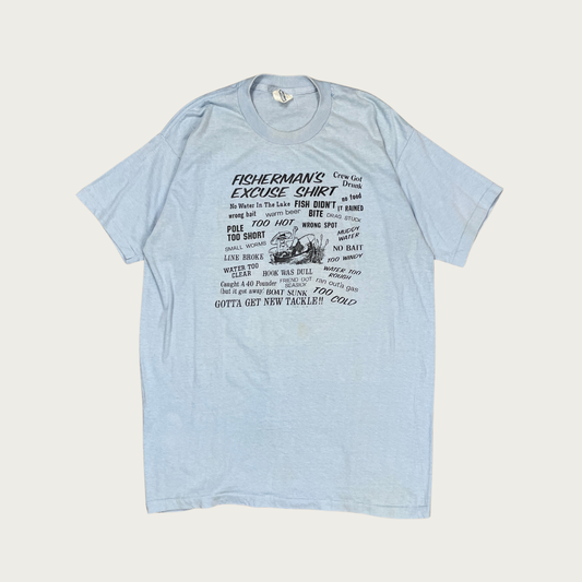 (XL) Fisherman's Excuse Tee