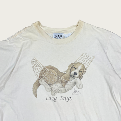 (2XL) "Lazy Days" Puppy Hammock Tee