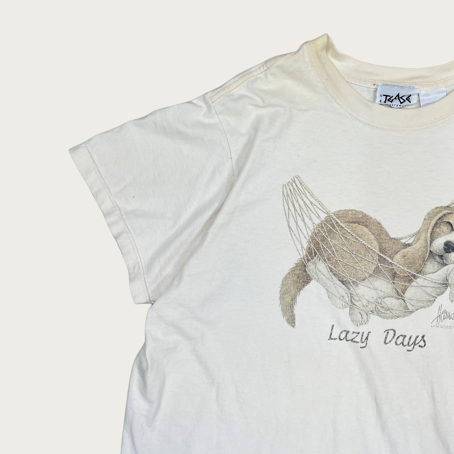 (2XL) "Lazy Days" Puppy Hammock Tee