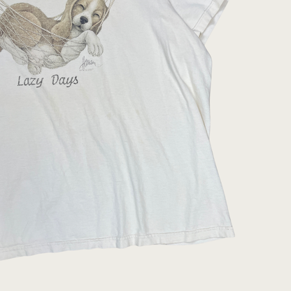 (2XL) "Lazy Days" Puppy Hammock Tee