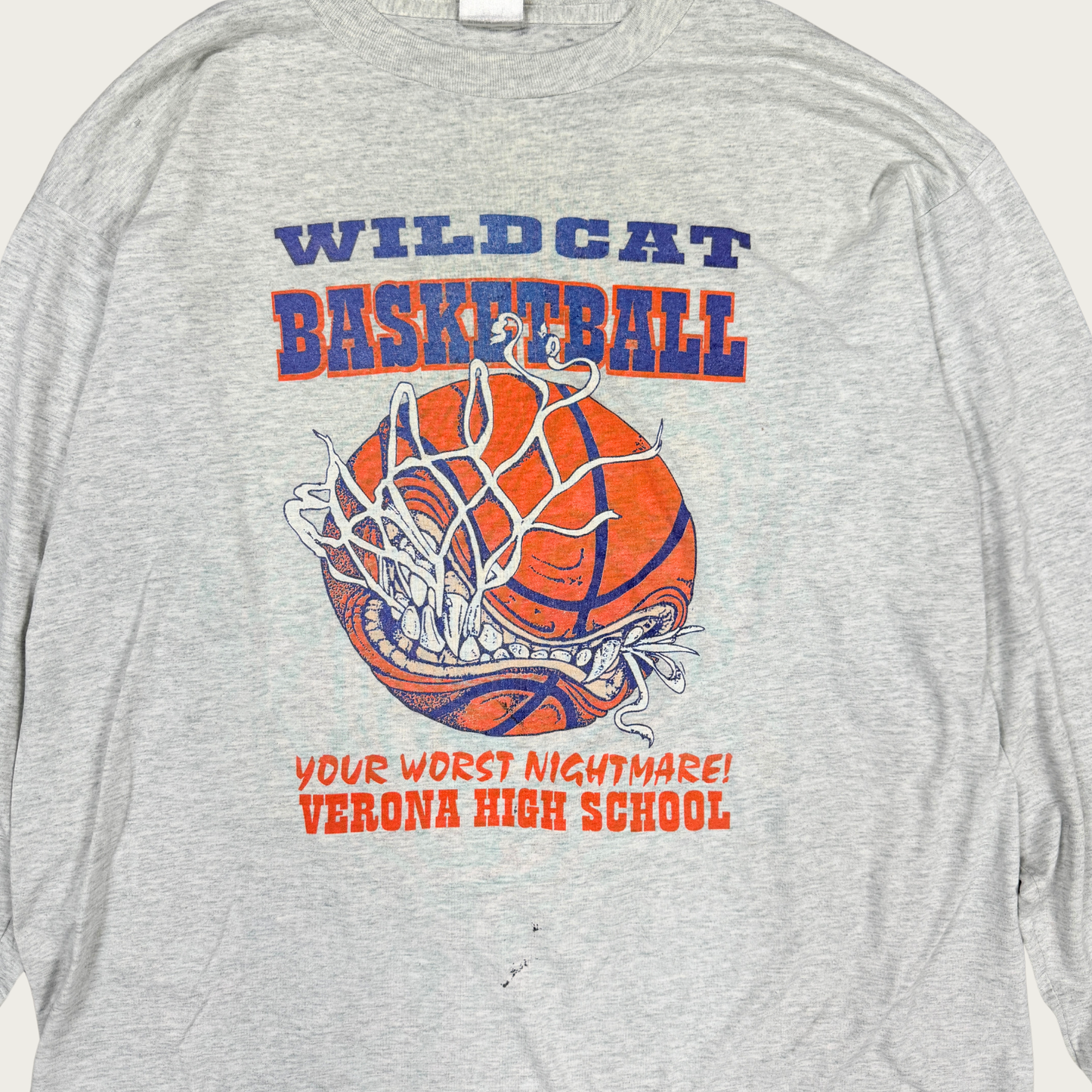 (XL) 90s Verona High School Basketball Long Sleeve Tee